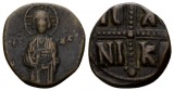 Antike, Byzanz (Michael III), Bronze; 8,12 g