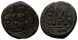 Antike, Byzanz (Justinus II & Sophia), Bronze MIB 43; 15,48 g