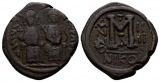 Antike, Byzanz (Justin II & Sophia), Bronze MIB 46; 13,75 g