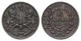 Ausland; Kleinmünze 1835; 1/12 Anna