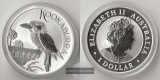 Australien,  1 Dollar  2022  Kookaburra FM-Frankfurt  Feinsilb...