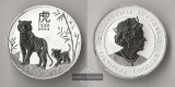 Australien,  1 Dollar  2022  Year of the Tiger  FM-Frankfurt  ...