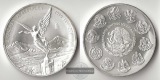 Mexiko,  2oz  1999 Libertad  FM-Frankfurt  Feinsilber: 62,2g