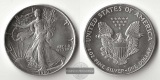 USA  1 Dollar  1990  American Silver Eagle   FM-Frankfurt     ...