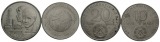 DDR; 2 Münzen; 20/10 Mark 1979/1978