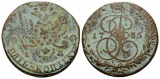 Ausland; Russland; Kleinmünze 1785; 5 Kopeken