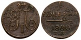 Ausland; Russland; Kleinmünze 1800; 1 Kopeke