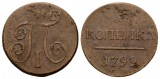 Ausland; Russland; Kleinmünze 1799; 1 Kopeke