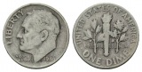 USA; 1 Dime 1946