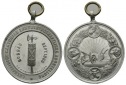 Medaille 1888; Zinn; 14,48 g; Ø 33 mm; gehenkelt