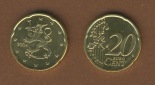 Finnland 20 Cent 2004 bankfrisch aus der Rolle entnommen Aufla...