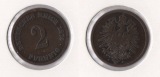 Kaiserreich 2 Pfennig 1875 -J- Sehr Schön Jaeger 2.