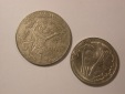 H10  Tunesien 2 Münzen FAO 1990   Originalbilder