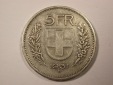 H11  Schweiz  5 Franken Silber, Alphirt 1931 in ss    Original...