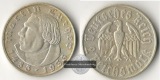 Drittes Reich  2 Reichsmark  1933 A  Martin Luther   FM-Frankf...