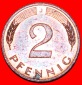 * ROGGEHREN (1967-2001): DEUTSCHLAND★ 2 PFENNIG 1983J STEMPE...