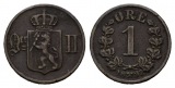 Ausland; Kleinmünze 1897; 1 Öre