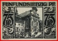 * WESTFALEN: DEUTSCHLAND PADERBORN ★ 75 PFENNIG 1921 KFR KNA...