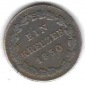 Nassau 1 Kreuzer 1830, Cu, kein optimaler Erhalt, siehe Scan u...