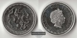 Niue  2 Dollar  2018 Two Dragons   FM-Frankfurt   Feinsilber: ...