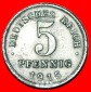 * ERSTER WELTKRIEG (1914-1918): DEUTSCHLAND★5 PFENNIG 1915D ...