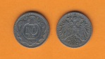 Österreich 10 Heller 1894