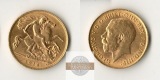 Grossbritannien 1/2 Sovereign 1914  MM-Frankfurt Feingewicht: 3,66g Gold