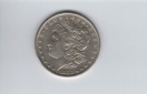 1 Dollar 1882 Morgan ohne Mz Randfehler 900 silber USA Spittal...