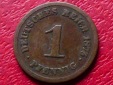 s.13 Kaiserreich** 1 Pfennig 1875 F