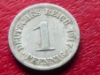 s.17 Kaiserreich** 1 Pfennig 1917 J