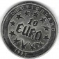 BRD 10 Euro 1997, Neusilber, Europa auf dem Stier, Stempelglan...