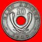 ~ GROSSBRITANNIEN (1921-1936): OSTAFRIKA ★ 10 CENT 1922! GEO...