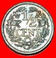 * WUCHERND LÖWE (1909-1940): NIEDERLANDE ~ 1/2 CENT 1940! WIL...