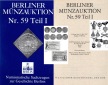 DDR BERLINER Münzauktion Auktion 59/1 (1987) Numismatische Sa...