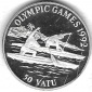 Vanuatu 50 Vatu 1992, Olymp. Spiele 1992, Silber 31,47 gr. 0,9...