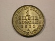 H13  Preussen  1 Silbergroschen  1871 A in  f.ST   Originalbilder