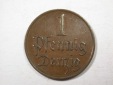 H13  Danzig  1 Pfennig  1929 in ss/ss-vz  Originalbilder