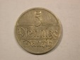 H13  Danzig  5 Pfennig 1928 in ss+  R   Originalbilder