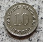 Deutsches Kaiserreich 10 Pfennig 1909 D