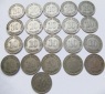 Kaiserreich , 21 x 10 Pfennig, großer Adler, 1907-1911