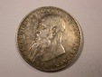 H14  KR  Sachsen-Meiningen 5 Mark 1902  vz aus EA/PP  hübsche...