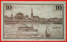 * RHEIN: DEUTSCHLAND ORSOY ★ 10 PFENNIG 1921 SCHIFF! VZGL KN...