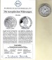Gibraltar 21 Ecus 1993 Europäisch Währungen 925 Silber PP Go...