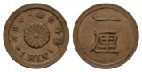 Japan; 1 Rin; 0,93 g; Ø 15,88 mm