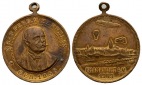 Medaille 1909; Graf Zeppelin; bronze;gehenkelt; 8,19 g; Ø 28,...