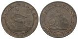 Spanien; 10 Sentimos 1870