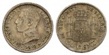Spanien; 50 Centimos 1910