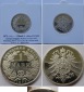 1873/2001, Deutschland, 1 Reichsmark, 925er Silber, PP, Nachpr...
