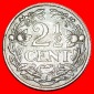 * RAMPANT LÖWE (1912-1941): NIEDERLANDE ★ 2 1/2 CENT 1916! ...