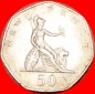 * LÖWE (1969-1981)★ GROSSBRITANNIEN ★ 50 NEUE PENCE 1980!...